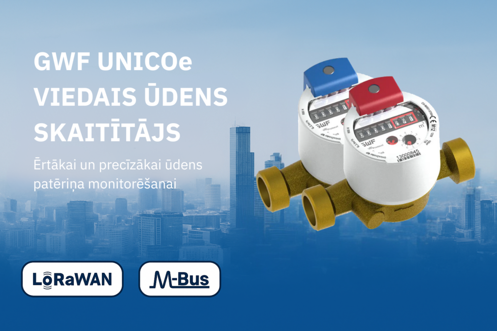 GWF UNICOcoder M‑Bus ūdens skaitītājs – Uzticams, Precīzs un Ilgmūžīgs