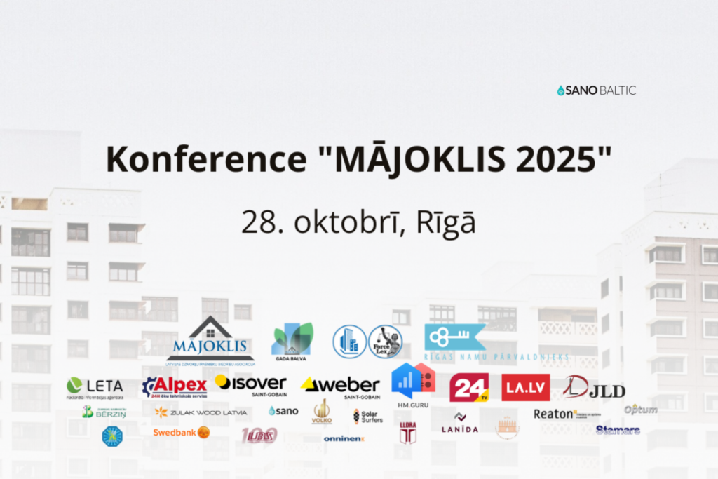 SANO Baltic aicina uz konferenci “Mājoklis 2025” – kopā veidosim energoefektīvu nākotni